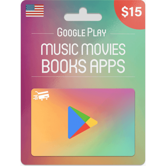 Google Play Gift Card 15 USD Google Play Gift Card 15 USD