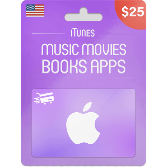 iTunes Gift Card 25 USD iTunes Gift Card 25 USD