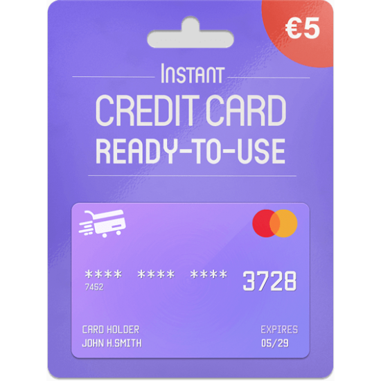 Prepaid Mastercard 5 EUR Prepaid Mastercard 5 EUR