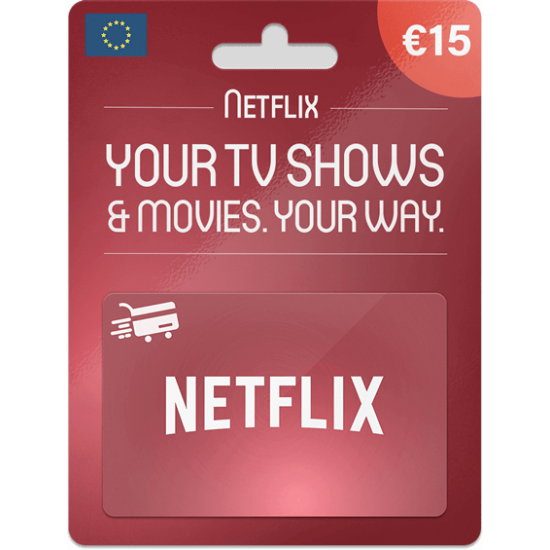 Netflix Gift Cards 15 EUR Netflix Gift Cards 15 EUR