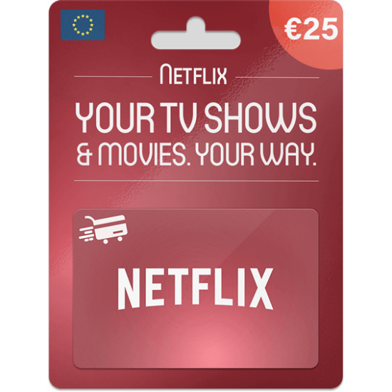 Netflix Gift Cards 25 EUR Netflix Gift Cards 25 EUR