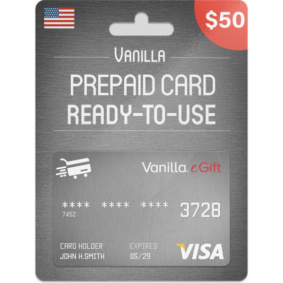 Vanilla eGift Visa 50 USD Vanilla eGift Visa 50 USD