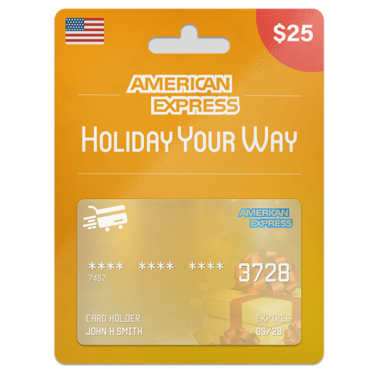 American Express Gift Card 25 USD American Express Gift Card 25 USD