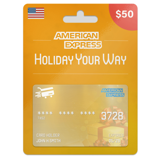 American Express Gift Card 50 USD American Express Gift Card 50 USD
