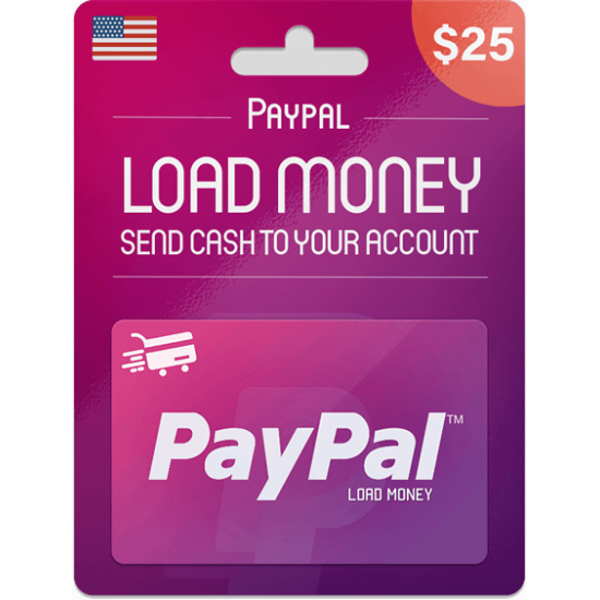 Paypal Gift Card 25 USD Paypal Gift Card 25 USD