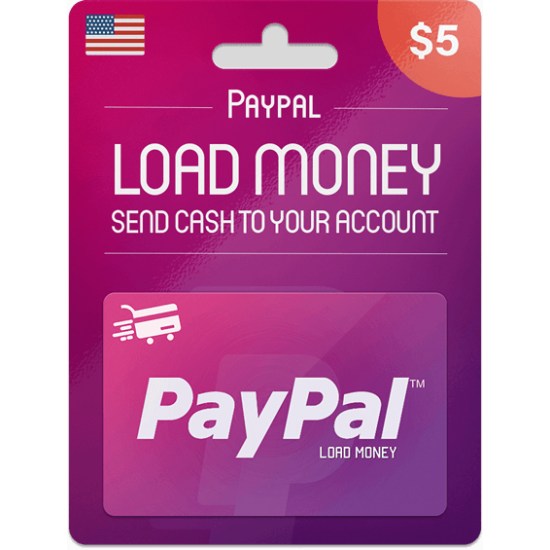 Paypal Gift Card 5 USD Paypal Gift Card 5 USD